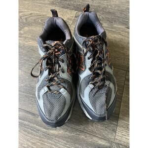 New Balance MT481LC3 Trail Shoes Mens 9 4E Extra Wide Hiking Running Gray